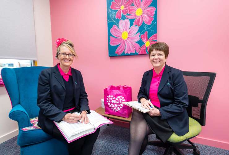 Gaye Foot and Mary Kelsey, Breast Cancer Nurses, St Andtrew's Hospital Toowoomba