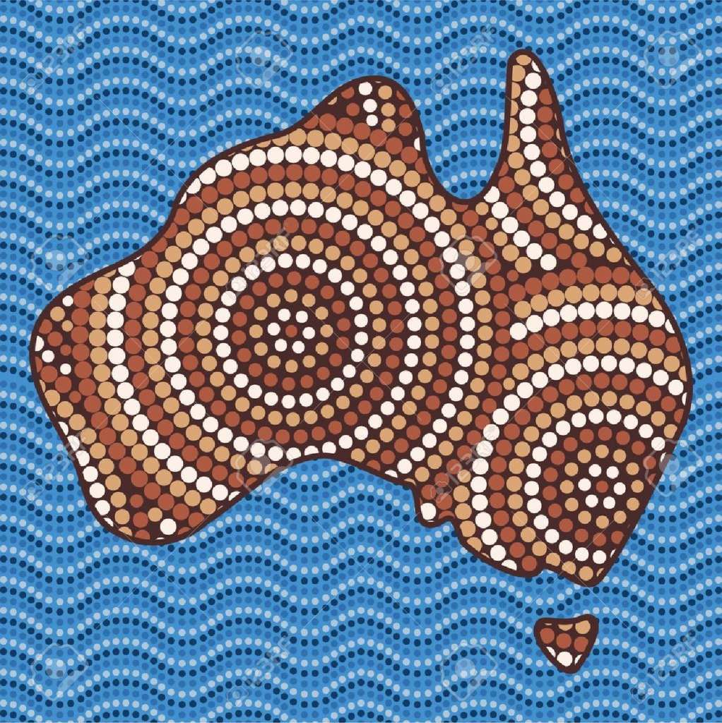 Australia Aboriginal Dot Painting Aboriginal Artwork Dot Painting